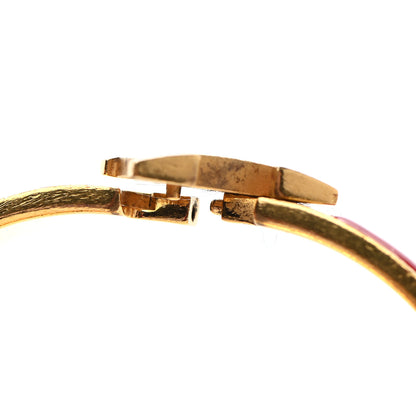 Hermes Enamel Narrow Clic Clac H Bracelet PM Red 5 of 7