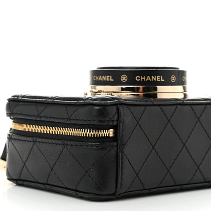 Chanel Lambskin Quilted Coco Click Bag Black 9 of 10