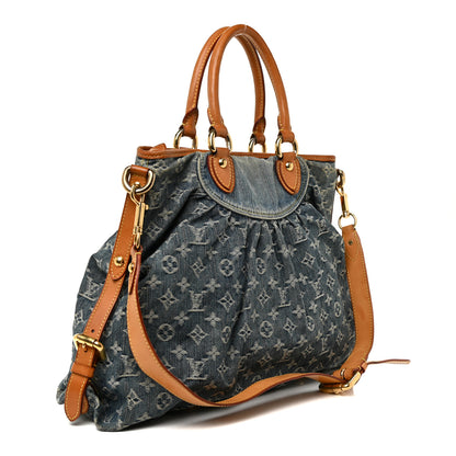 Louis Vuitton Denim Neo Cabby GM Blue 3 of 30
