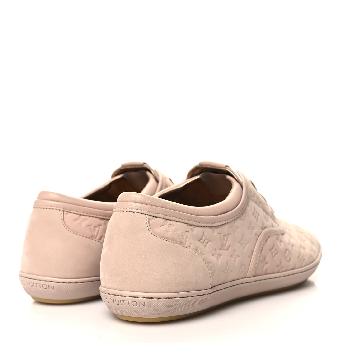 Nubuck Embossed Monogram Popincourt Sneakers 39 Pink