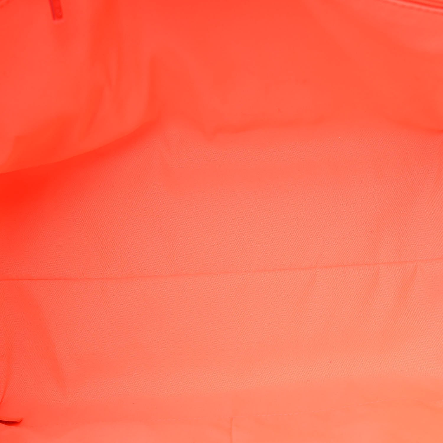 Chanel Mixed Fibers Calfskin Medium Deauville Tote Pink Orange 6 of 12