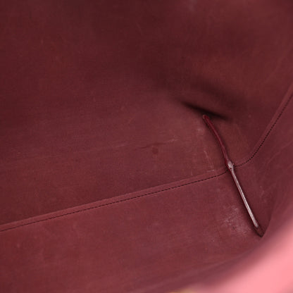 Saint Laurent Calfskin Large Shopping Tote Bordeaux 13 of 13