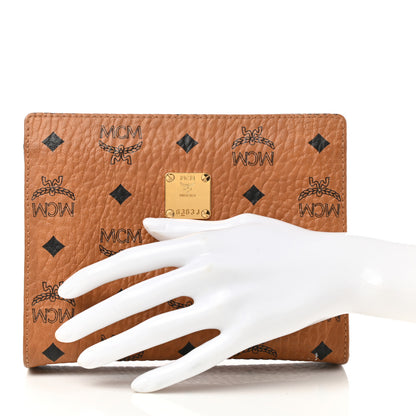 MCM Visetos Small Zip Pouch Cognac 2 of 10