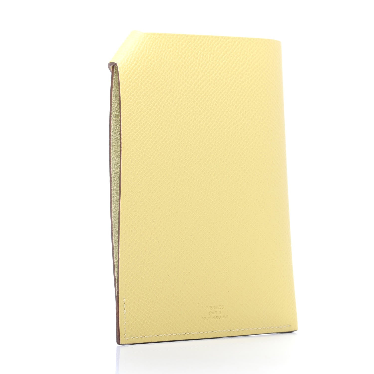 Hermes Epsom Tarmac PM Passport Holder Jaune Poussin 3 of 8
