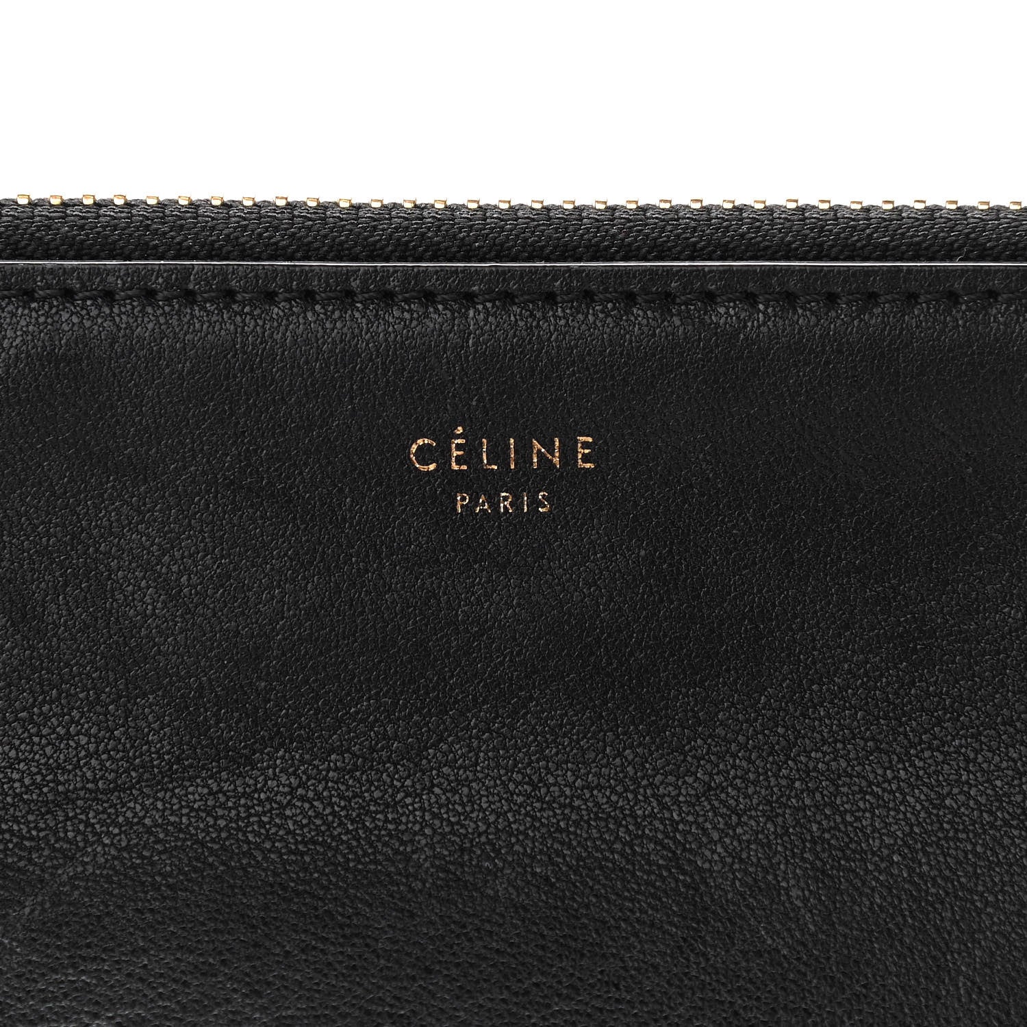 Celine Lambskin Large Trio Crossbody Bag Black 9 of 11