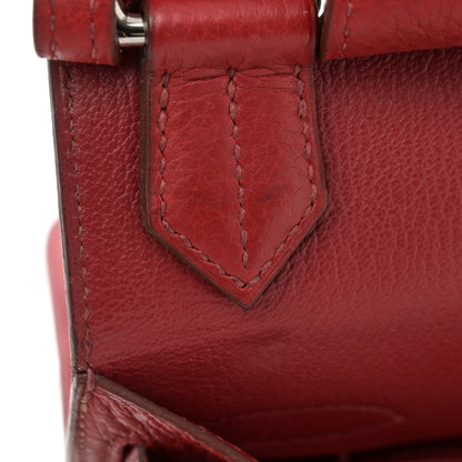 Hermes Taurillon Clemence Jypsiere 34 Rouge Venetian 15 of 18