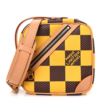 Louis Vuitton Damier Pop Chess Messenger Jaune Mat 1 of 9