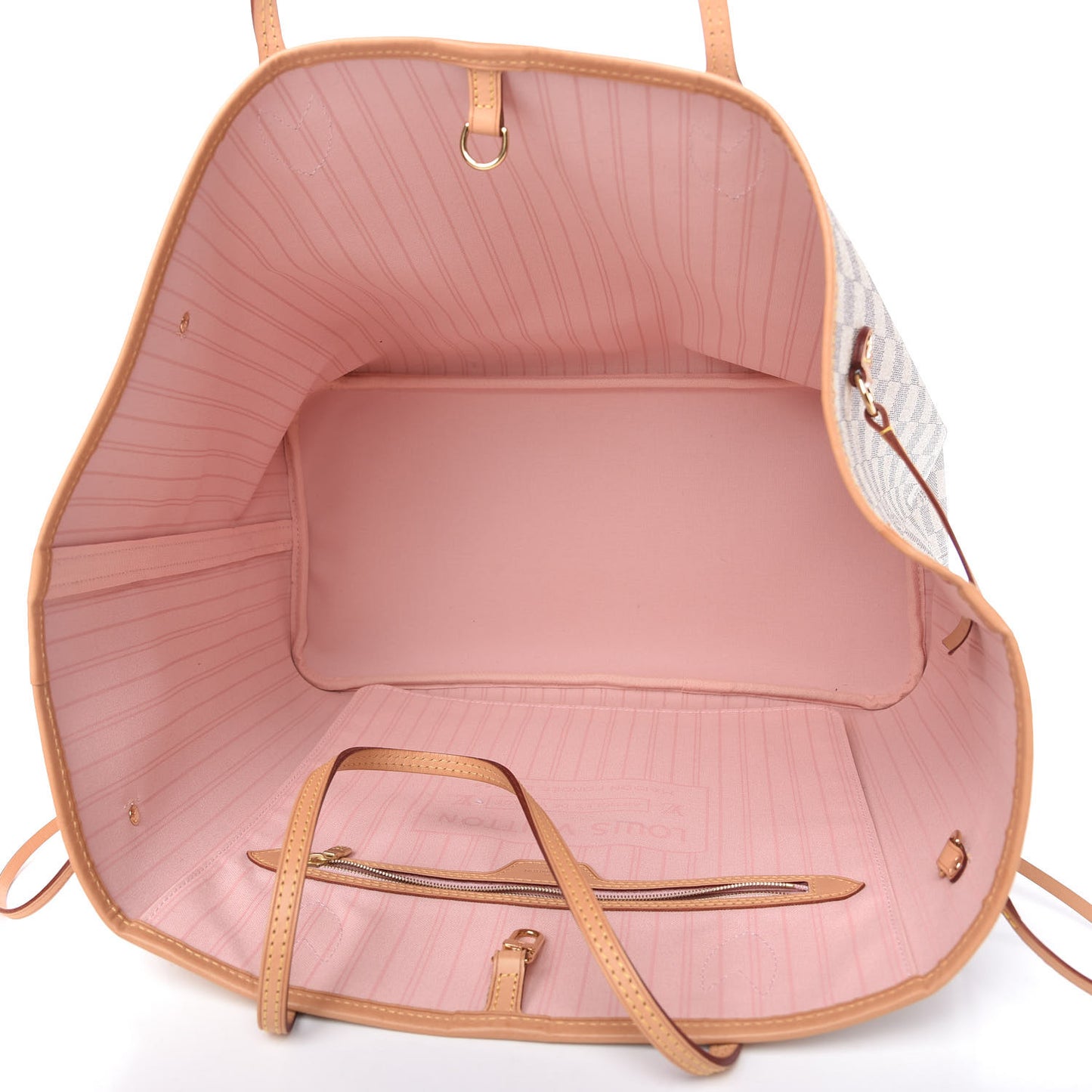Damier Azur Neo Neverfull GM Rose Ballerine