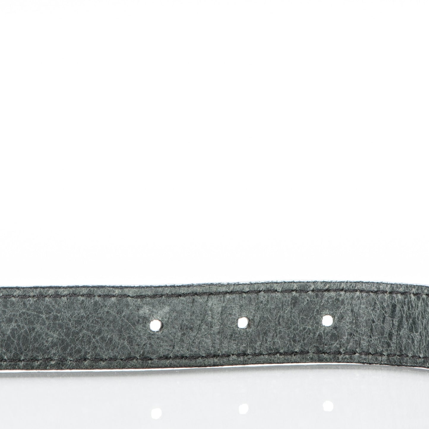 Agneau Giant 12 Rose Gold Hardware Triple Tour Bracelet Anthracite