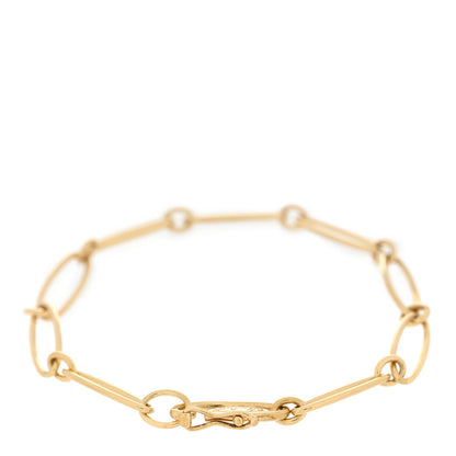 Tiffany 18K Yellow Gold Elsa Peretti Oval Link Bracelet 2 of 4