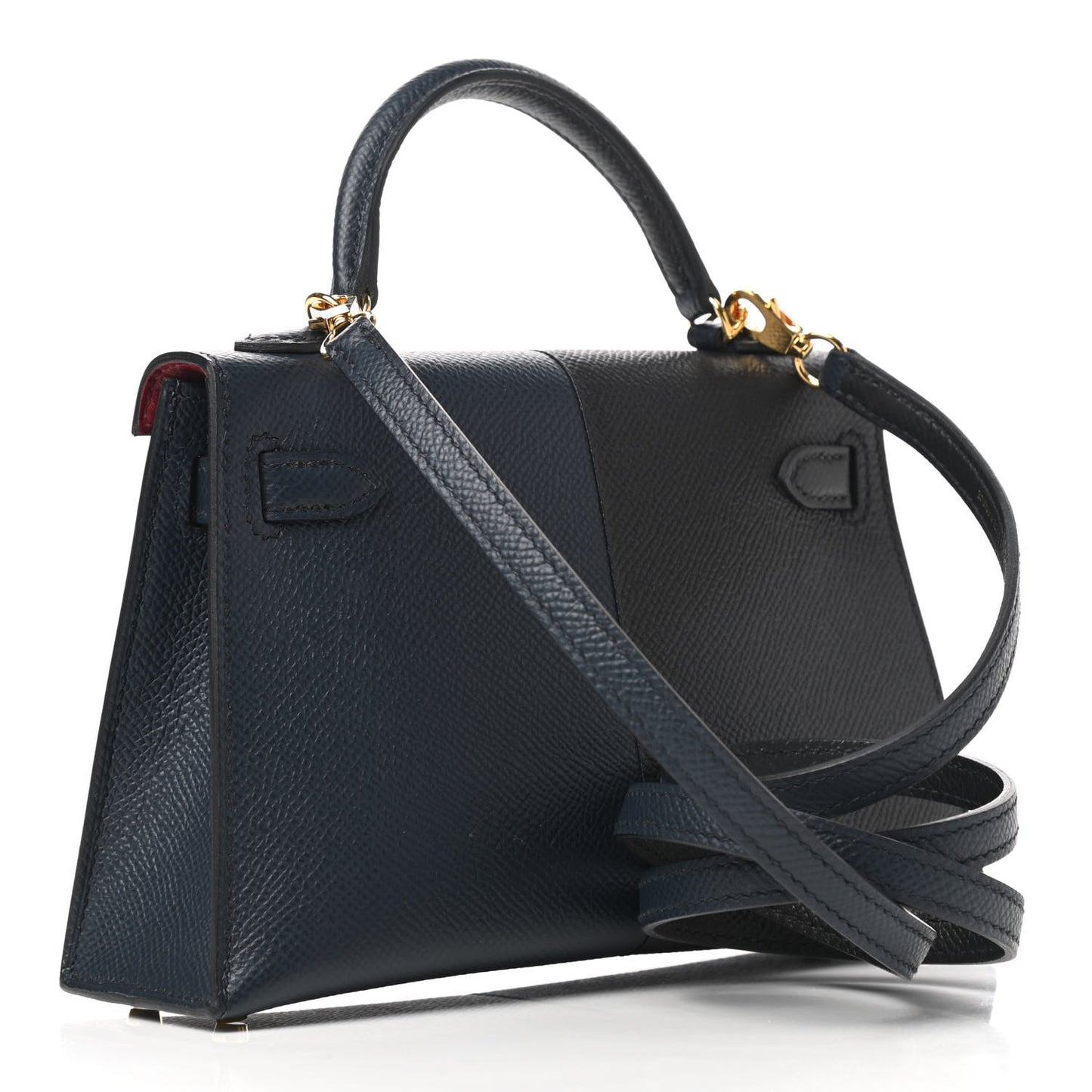 Epsom Casaque Mini Kelly Sellier 20 Black Bleu Indigo Rouge Grenat