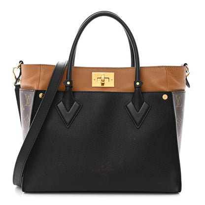 Louis Vuitton Calfskin Monogram On My Side Black 1 of 10