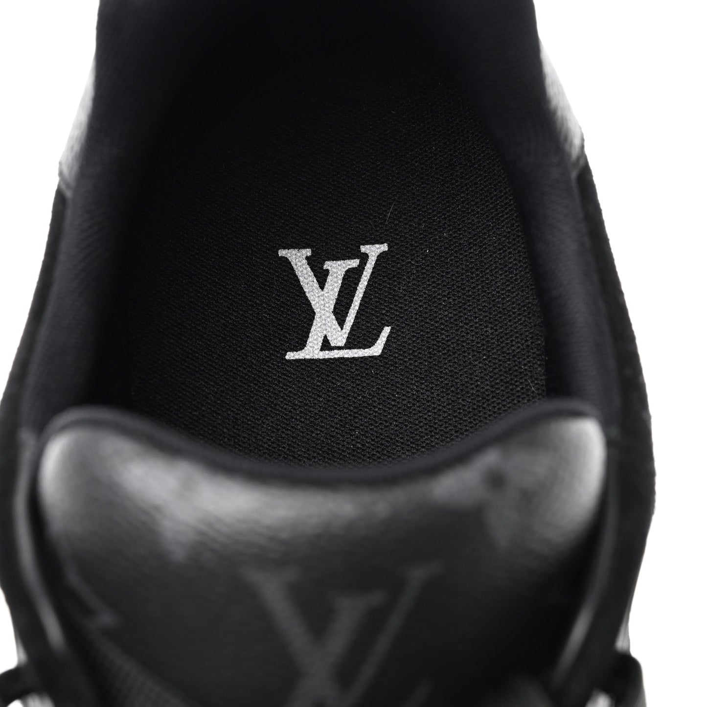Monogram Eclipse Mens LV Trainer Sneakers 8 Black
