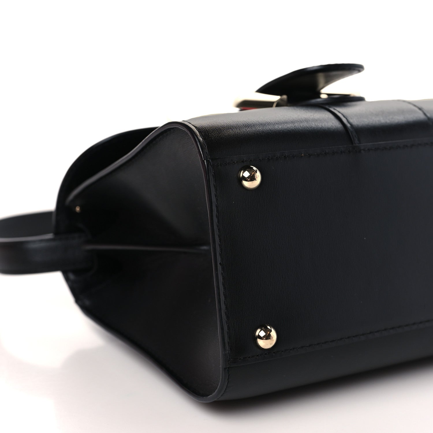 Delvaux Box Calfskin Mini Brillant Satchel Black 8 of 9