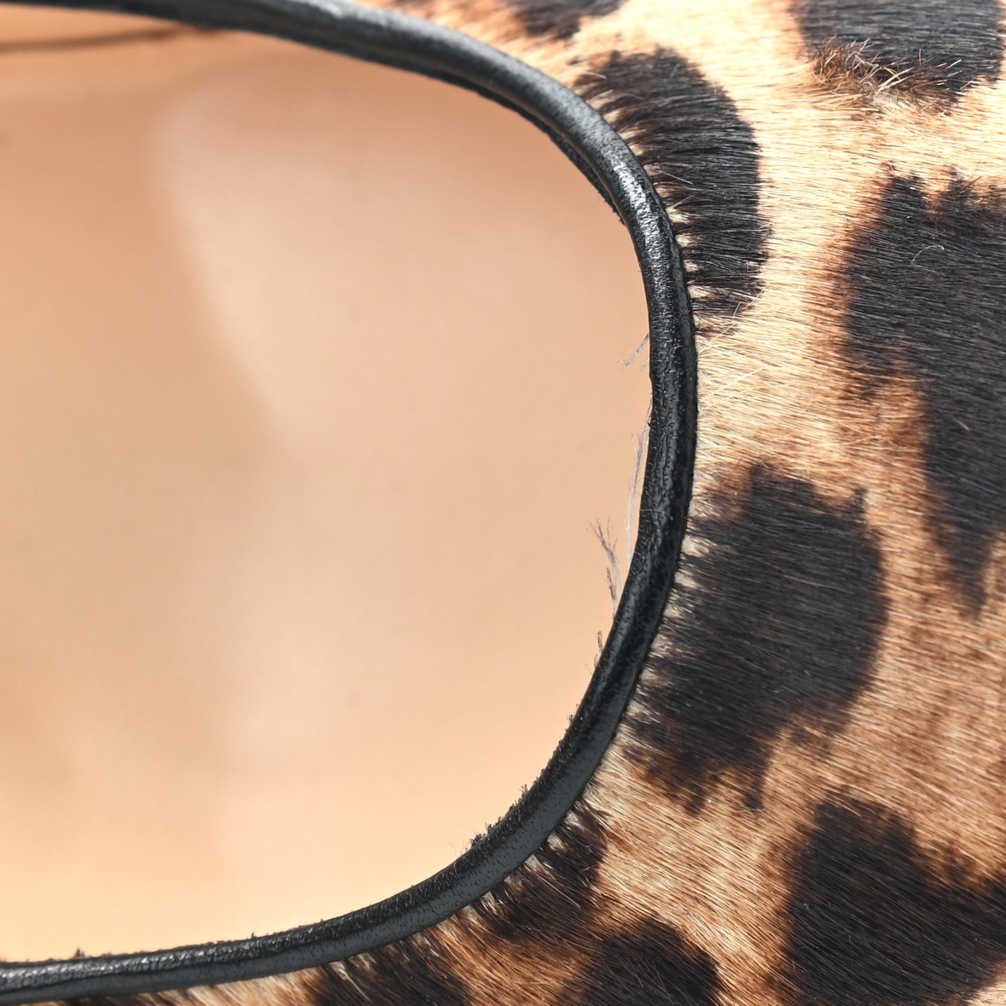 Pony Hair Melissa Wedges 37.5 Leopard