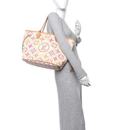 Louis Vuitton Monogram Giant By The Pool 2.0 Neverfull MM Coral 2 of 11