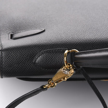 Hermes Epsom Kelly Sellier 35 Black 14 of 32