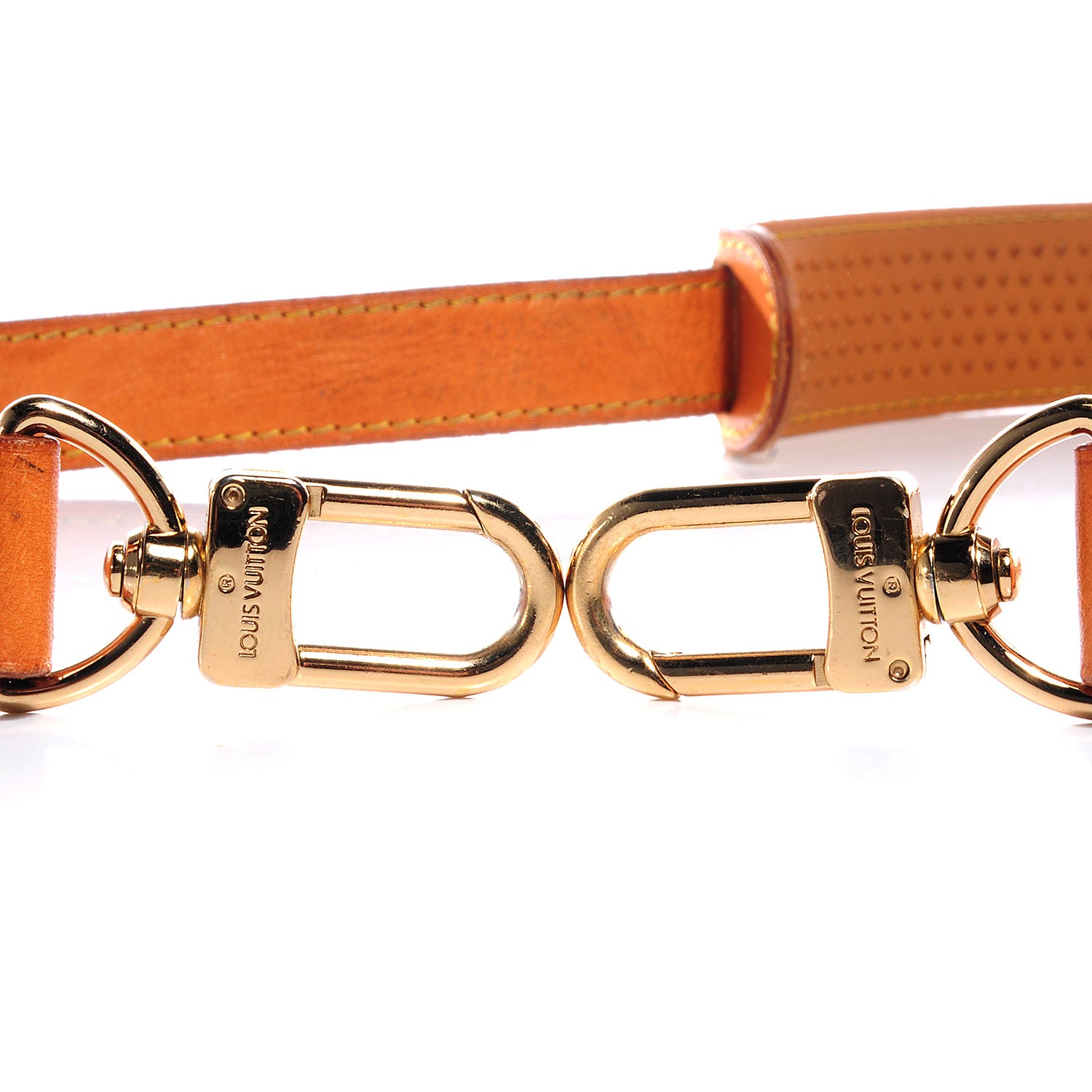 Louis Vuitton Vachetta Leather Adjustable Luggage Strap 3 of 4