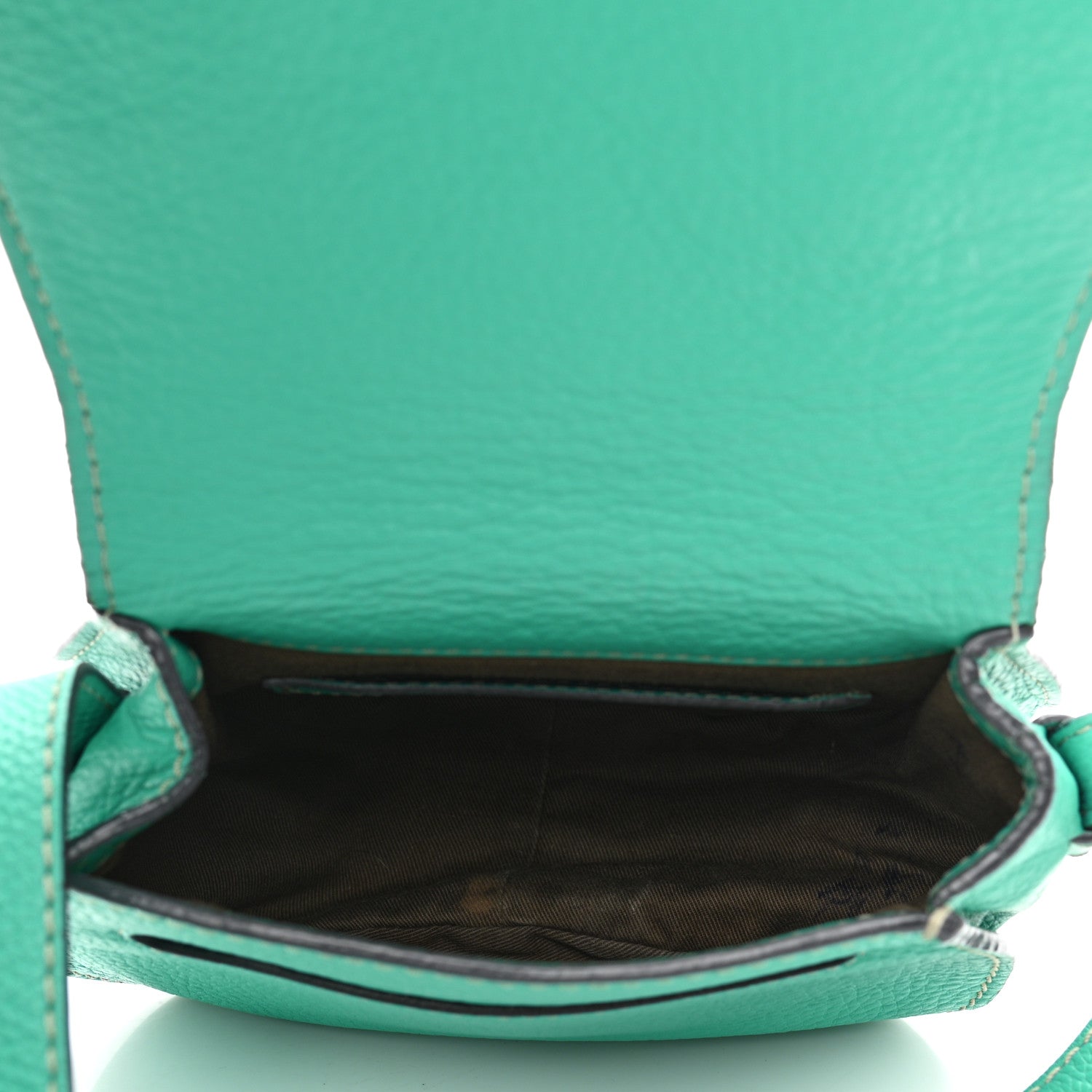 Chloe Calfskin Mini Marcie Round Crossbody Bag Jade Green 5 of 14