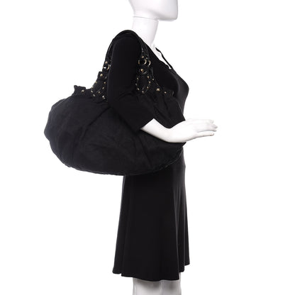 Gucci Monogram Studded Pelham Tote Black 2 of 13