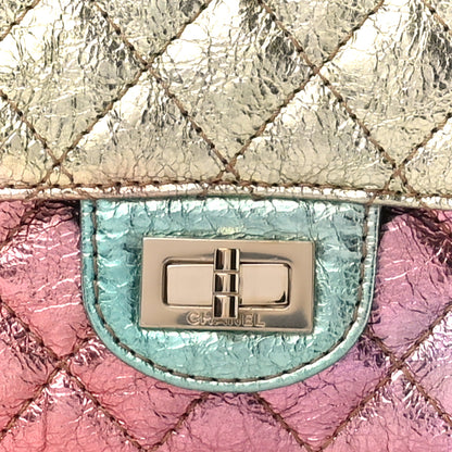 Chanel Metallic Goatskin Quilted Mini 2.55 Reissue Flap Multicolor 8 of 11