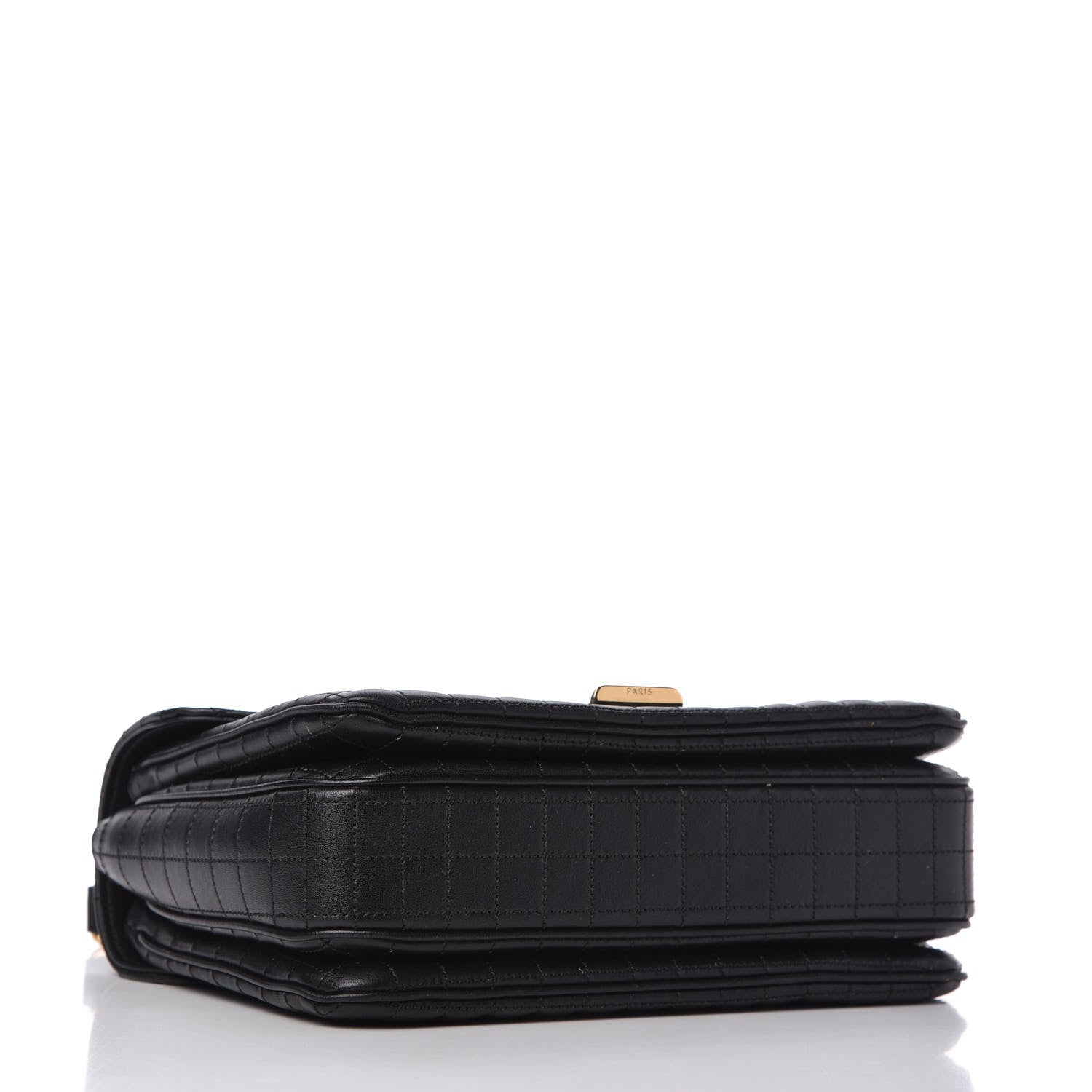 Celine Calfskin Quilted Medium C Bag Black 4 of 10