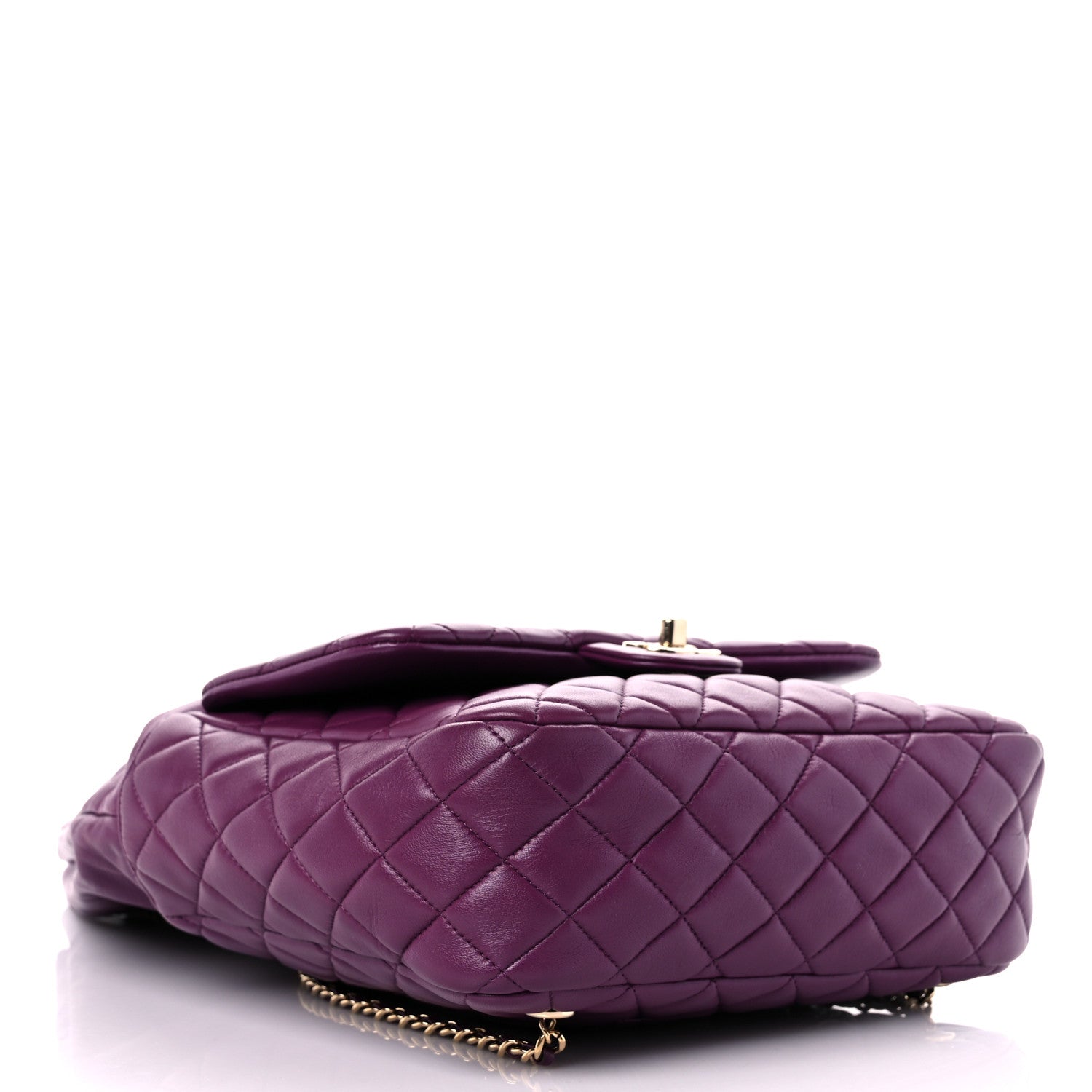 Chanel Lambskin Quilted Large in Seoul Backpack Purple 4 of 9