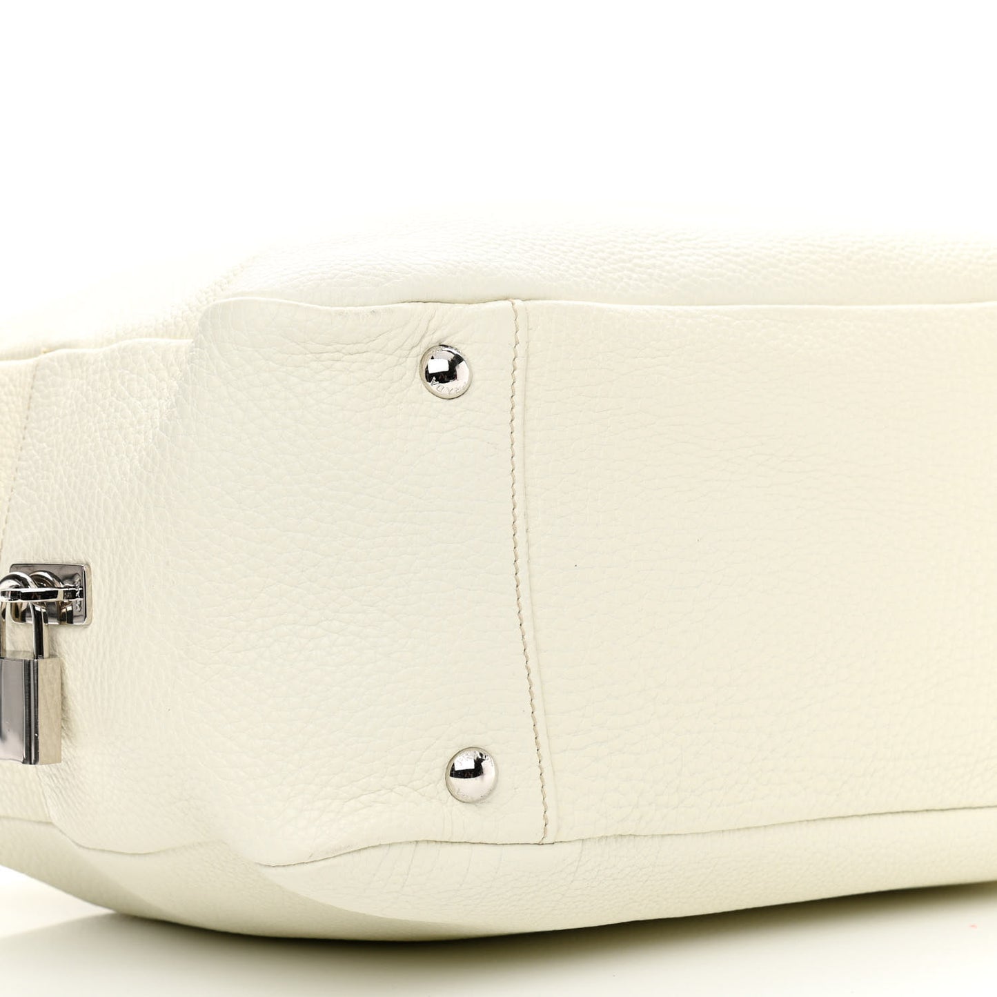 Vitello Daino Satchel Bianco
