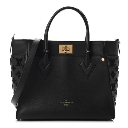 Louis Vuitton Calfskin Monogram Tufting On My Side Black 1 of 8