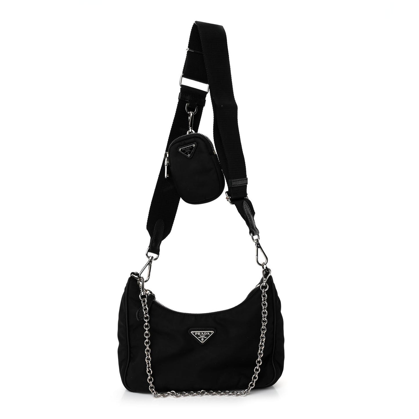 Nylon Re-Edition 2005 Shoulder Bag Black