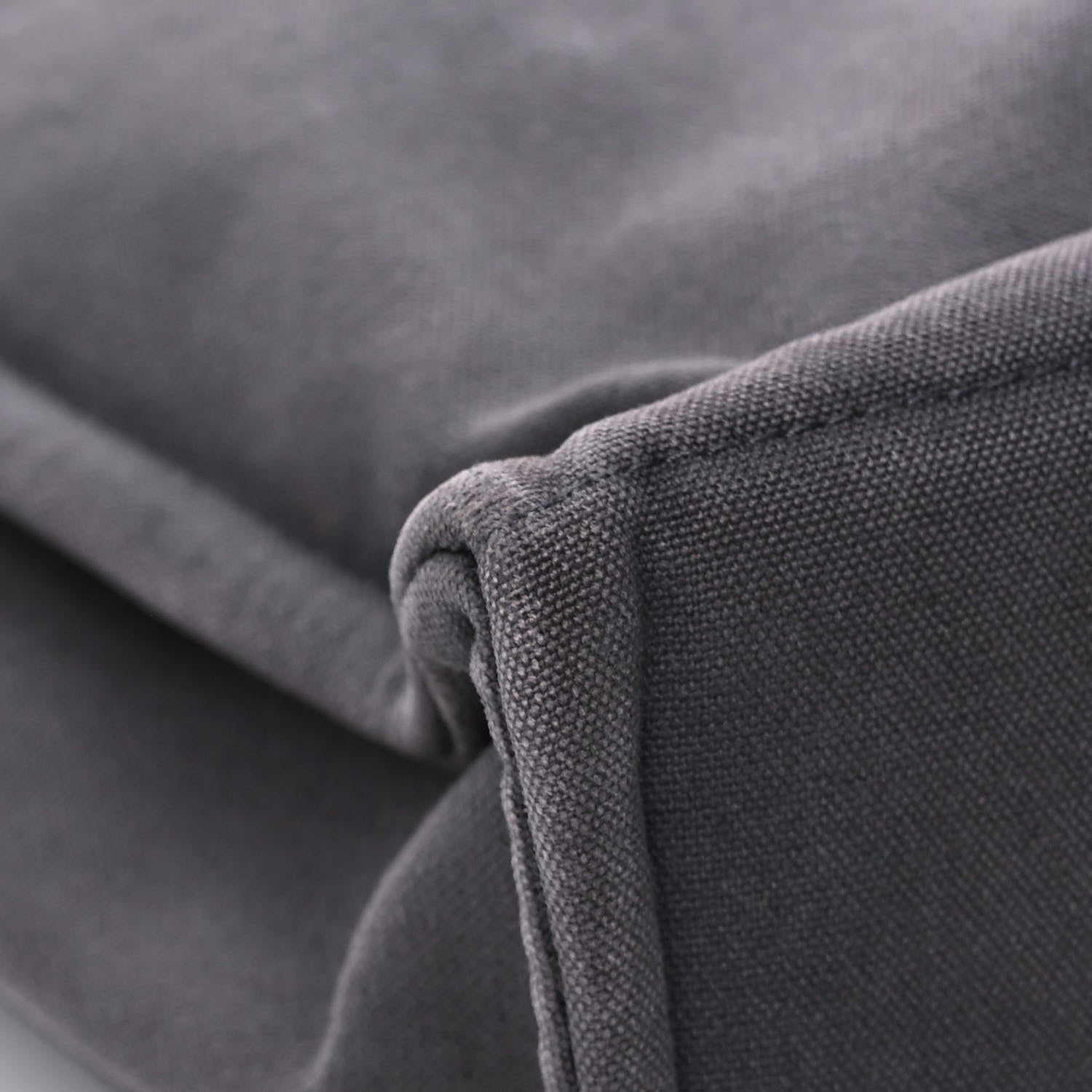 Hermes Canvas Fourre Tout MM Grey 7 of 12