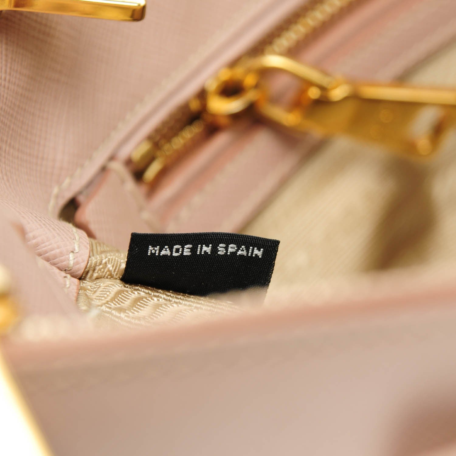 Prada Saffiano Small Galleria Double Zip Tote Cammeo 9 of 10