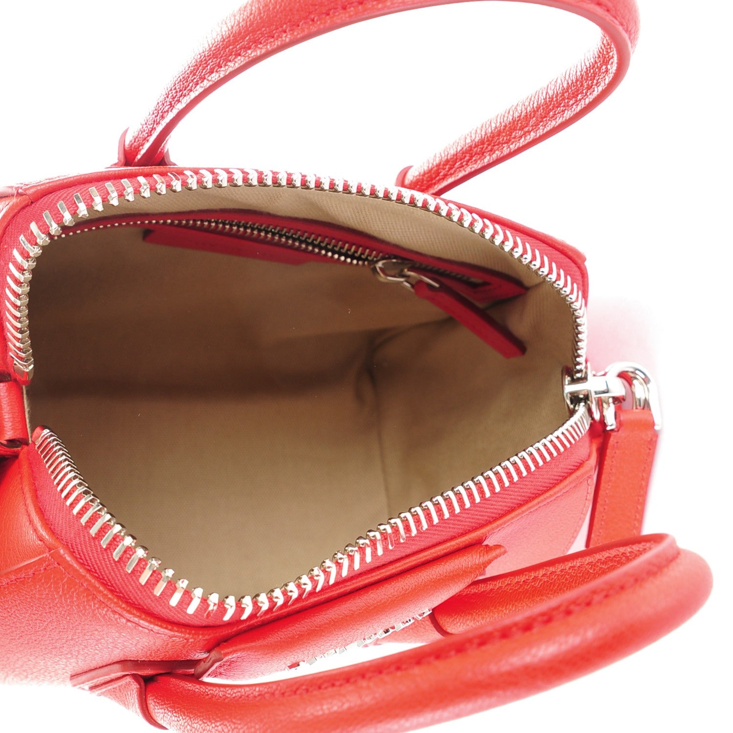 Givenchy Sugar Goatskin Mini Antigona Red 5 of 7