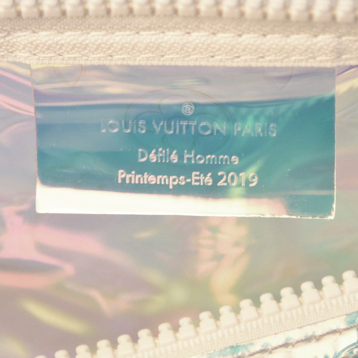 PVC Monogram Keepall Bandouliere 50 Iridescent Prism