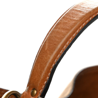 Burberry Canvas Mega Check Medium Ashby Hobo Saddle Brown 15 of 17