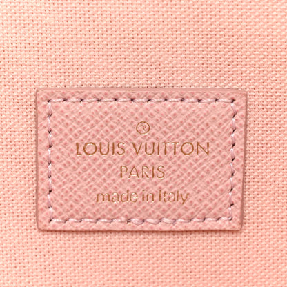Louis Vuitton LOUIS VUITTON Damier Azur Pochette Felicie Chain Wallet Rose Ballerine 9 of 15