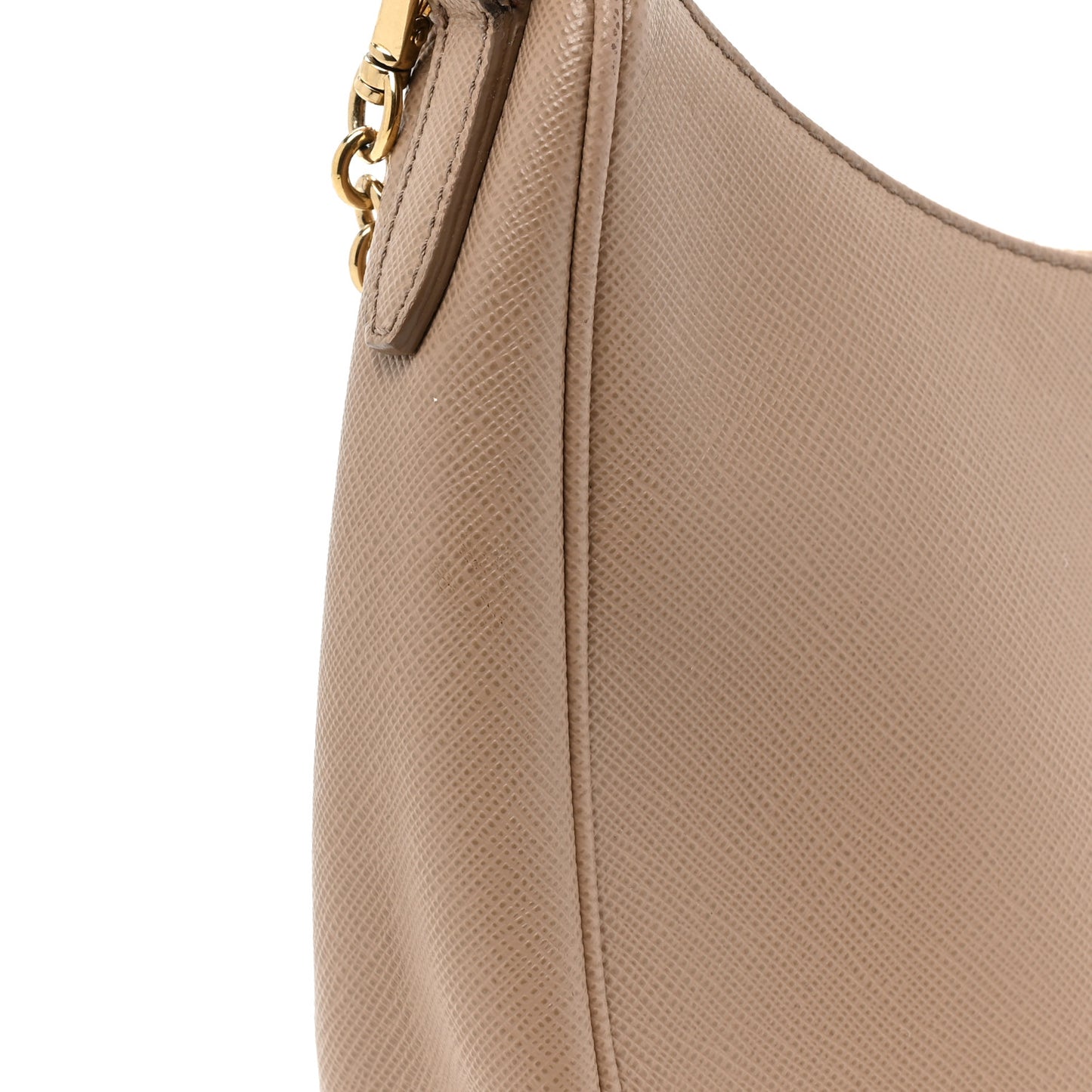 Saffiano Lux Re-Edition 2005 Shoulder Bag Cammeo