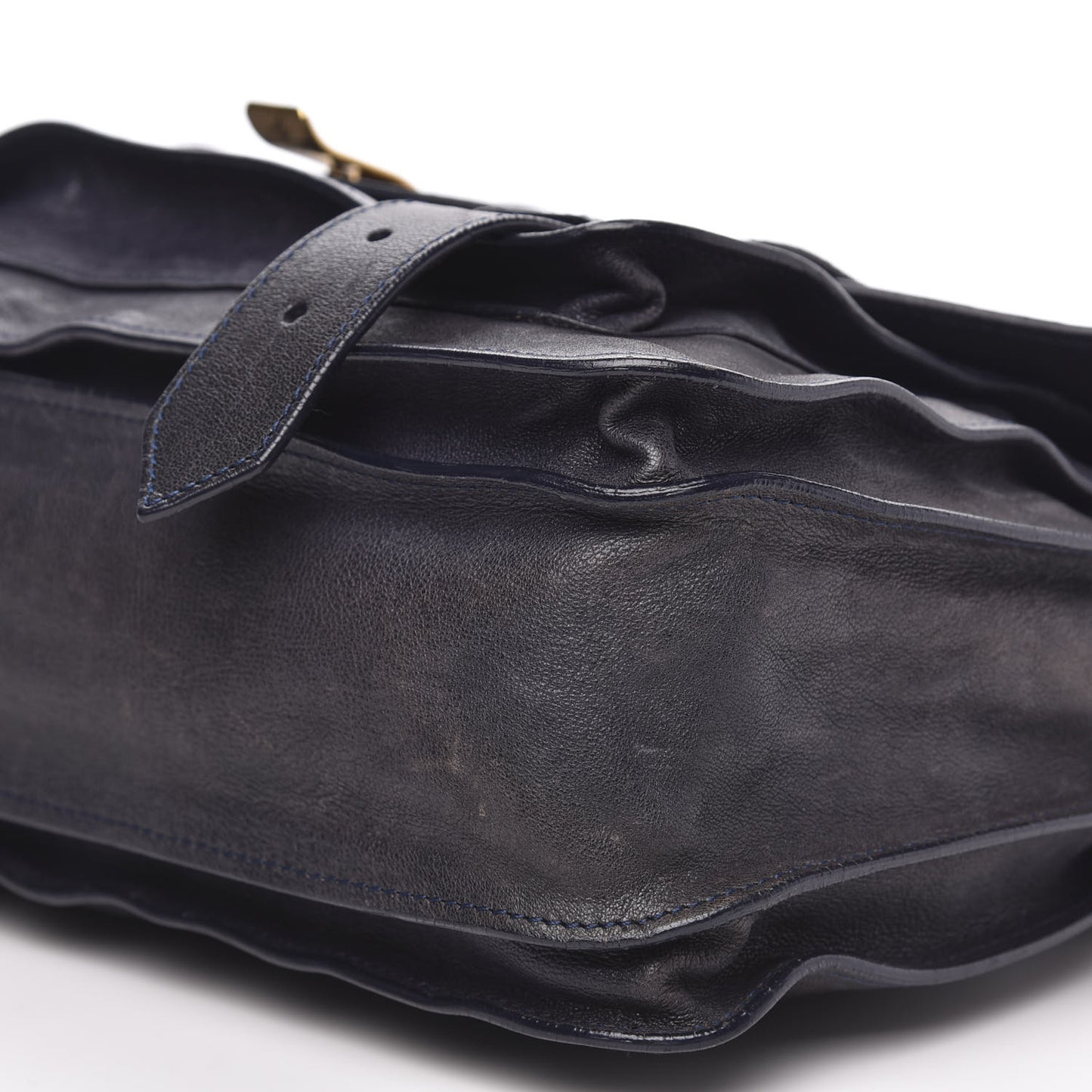 Lambskin Medium PS1 Satchel Navy