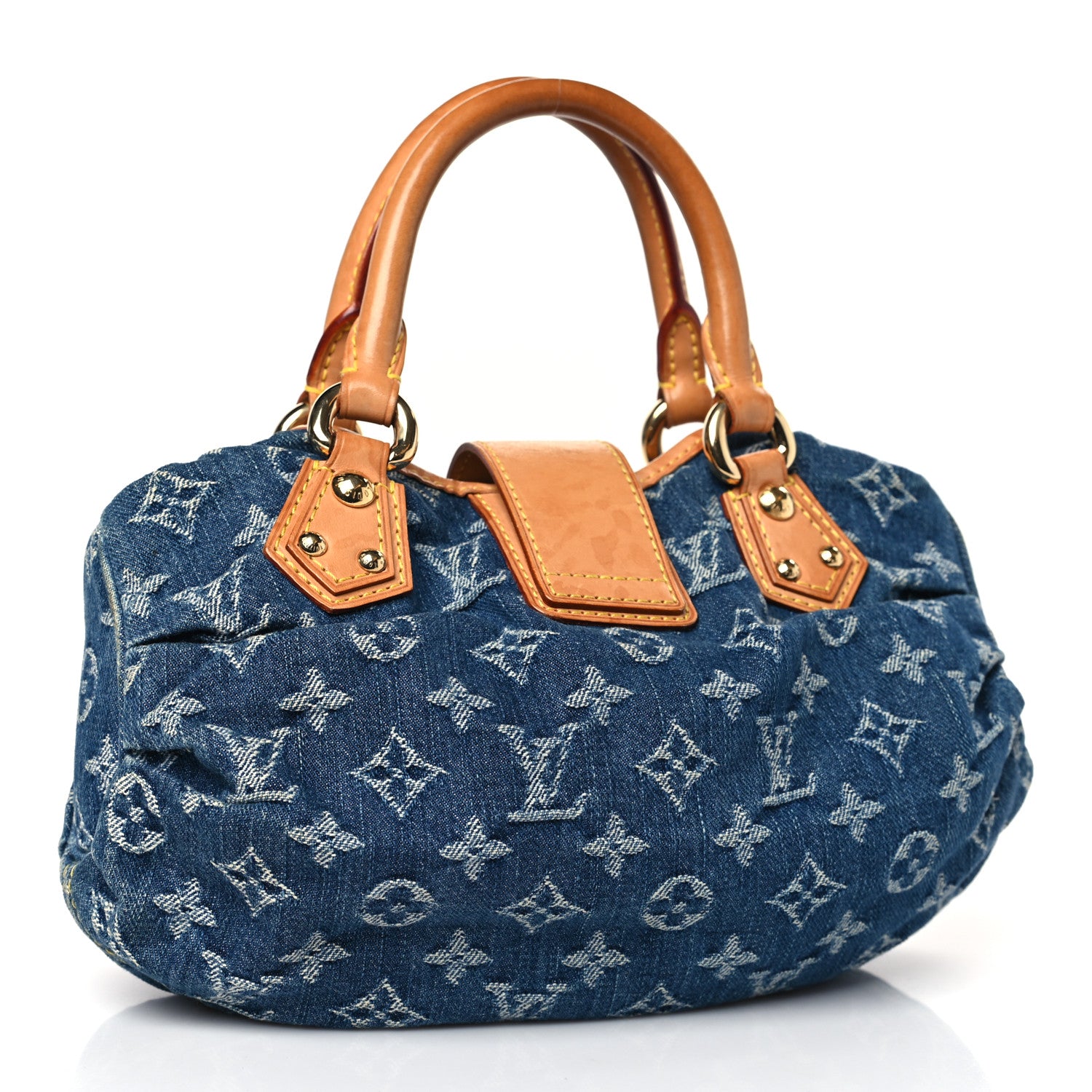 Louis Vuitton Monogram Denim Pleaty Blue 3 of 9