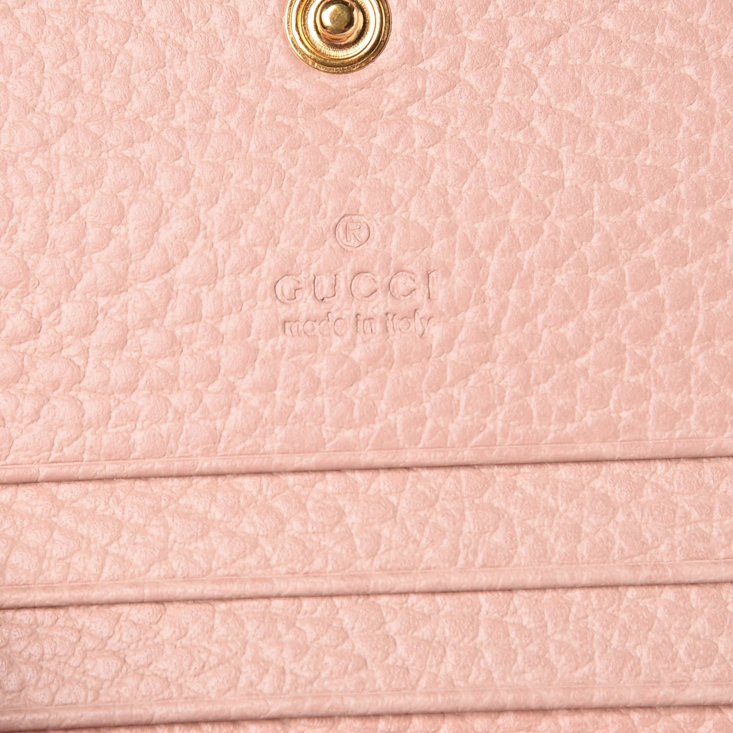 Gucci Dollar Calfskin GG Marmont Card Case Perfect Pink 6 of 8