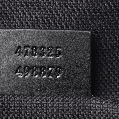 Gucci GG Supreme Monogram Web Belt Bag Black Grey 7 of 9