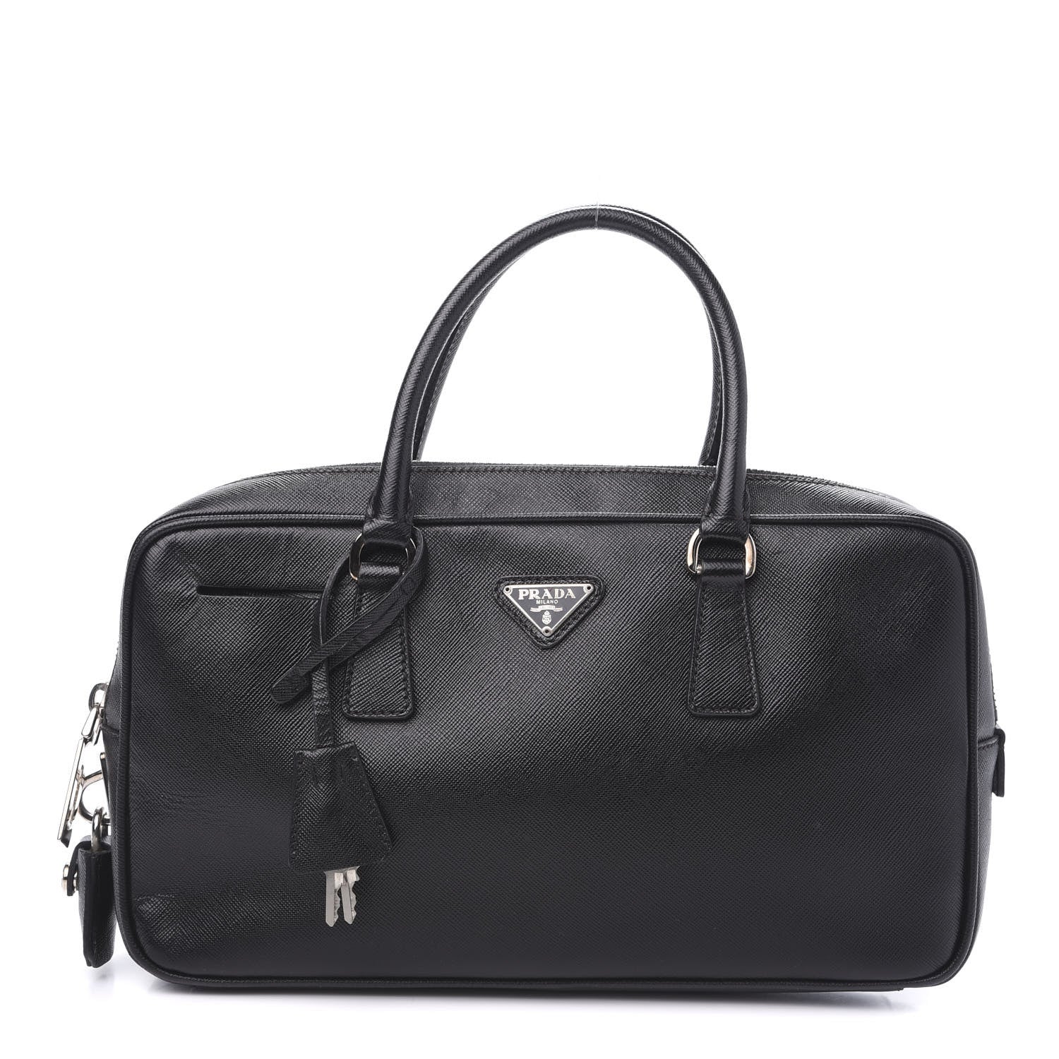 Prada Saffiano Lux Bowler Black 1 of 11