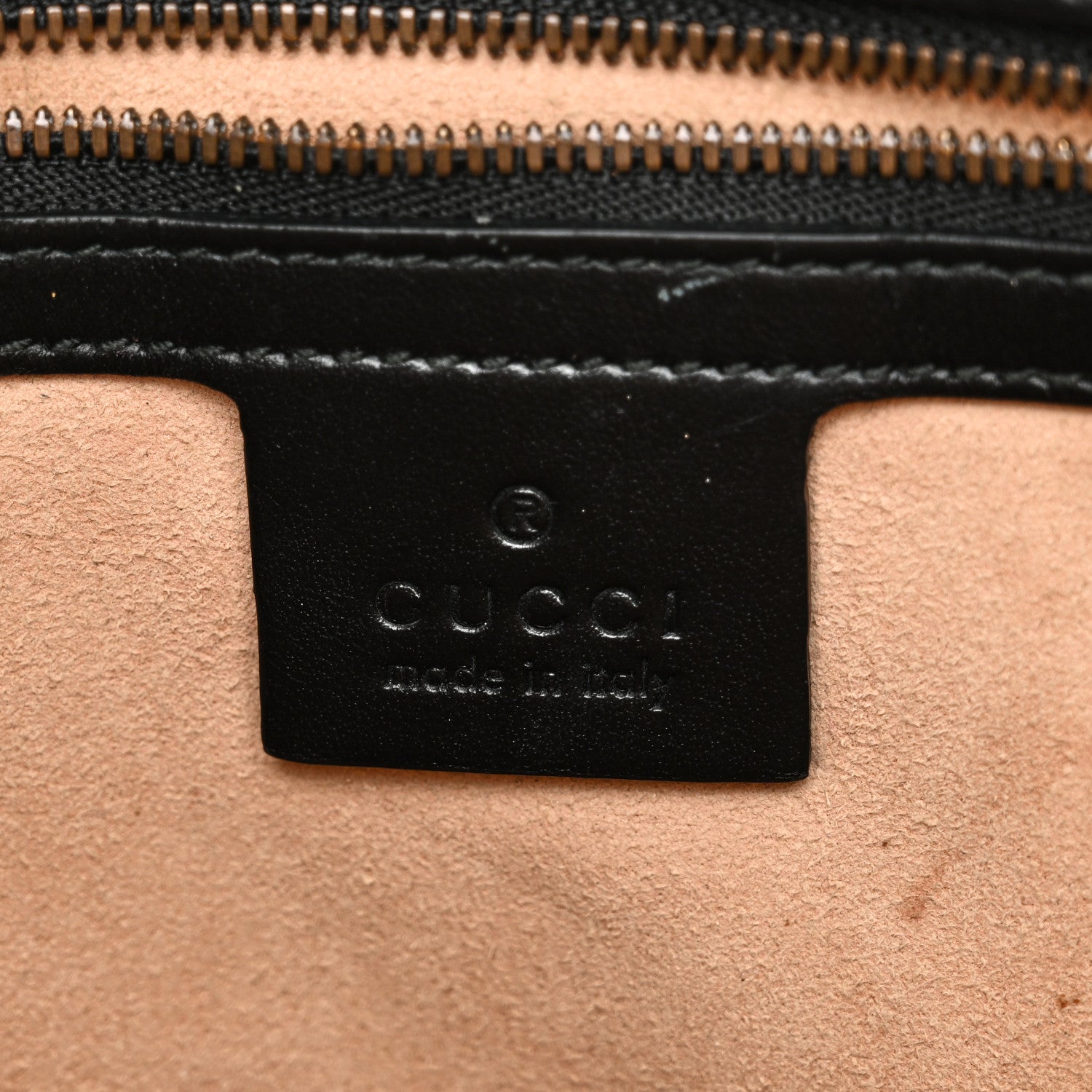 Gucci Calfskin Matelasse GG Marmont Flat Messenger Bag Black 6 of 10