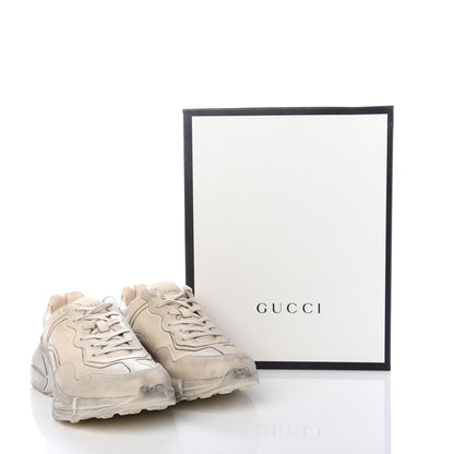 Gucci Soft Calfskin Mens Rhyton Sneakers 9.5 Ivory 11 of 11