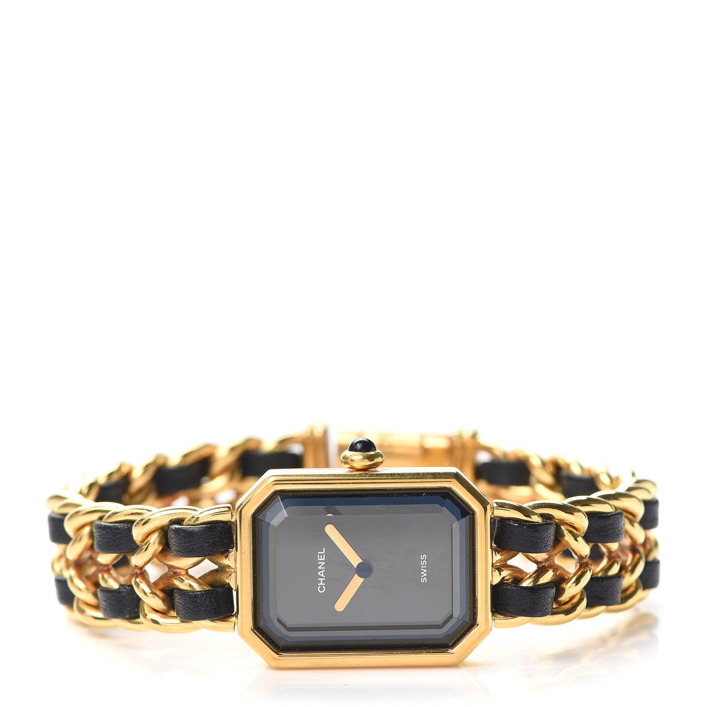 Stainless Steel Lambskin 20mm Chain Premiere Quartz Watch Gold L