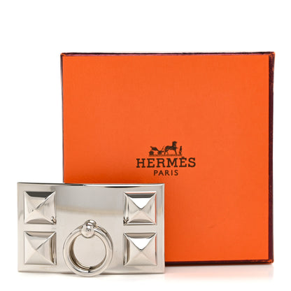 Hermes Palladium Collier de Chien 32mm Belt Buckle 5 of 5