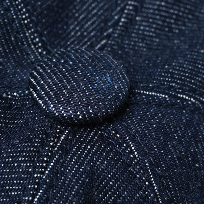 Hermes Denim Joanne Cap Hat 57 Indigo 13 of 13