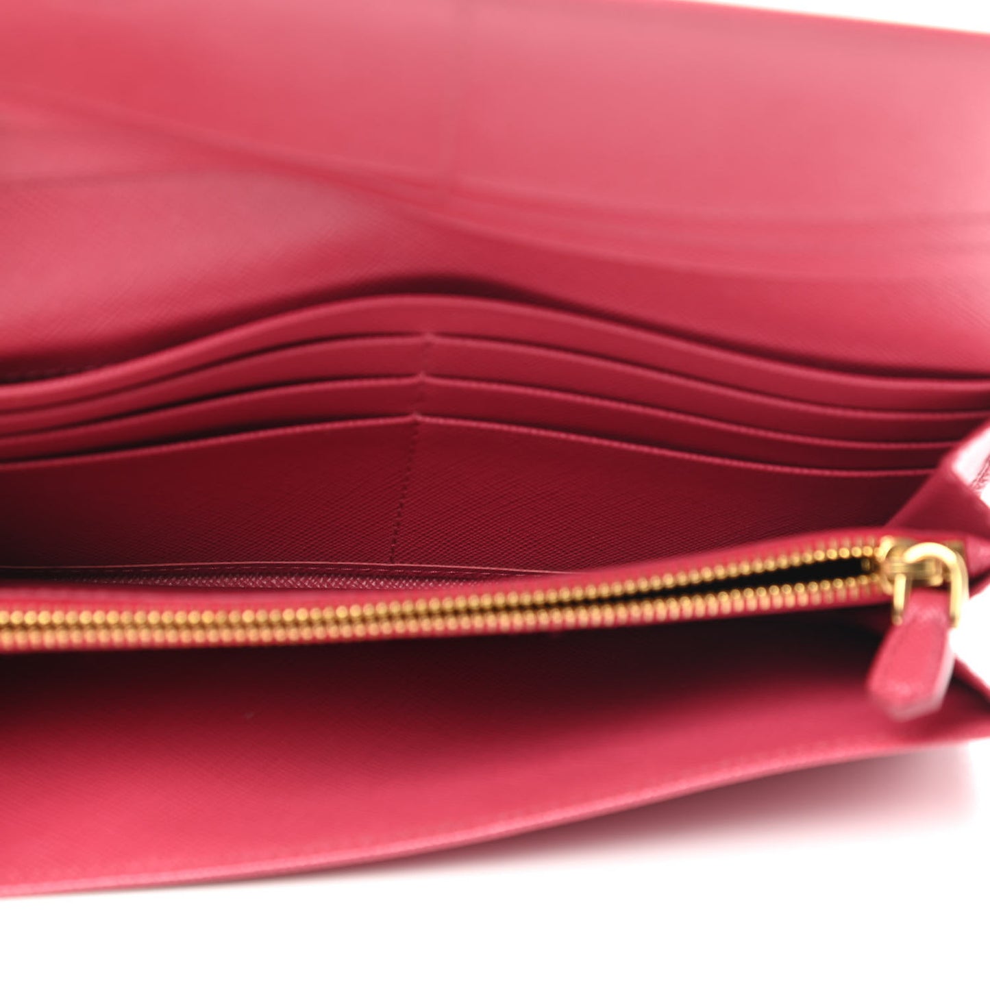 Saffiano Metal Flap Wallet Peonia