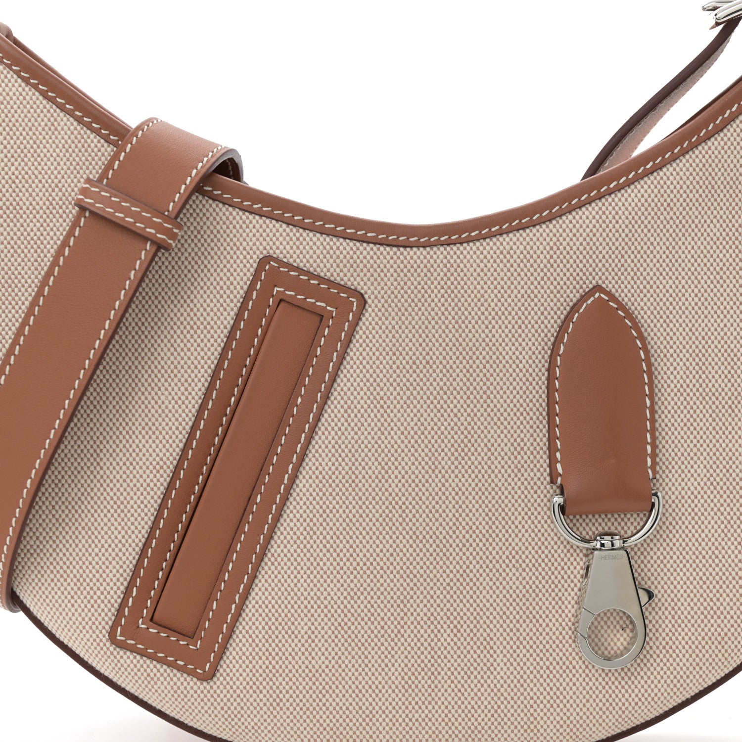 Hermes Canvas Swift P'tit Arcon Ecru Beige Gold 8 of 10