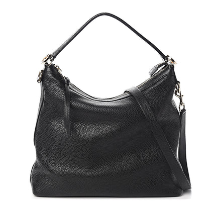Gucci Pebbled Calfskin Small Miss GG Hobo Black 1 of 9
